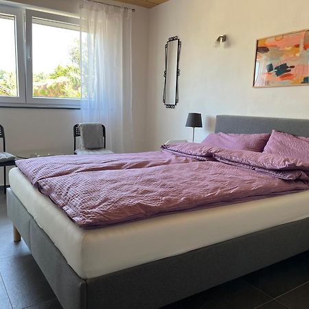 Apartment 100 Qm Im Weindorf - Balkon/Garage Aspisheim Buitenkant foto