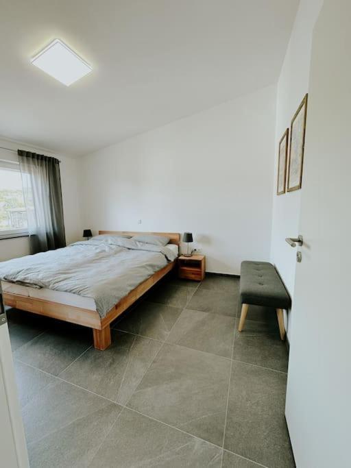 Apartment 100 Qm Im Weindorf - Balkon/Garage Aspisheim Buitenkant foto