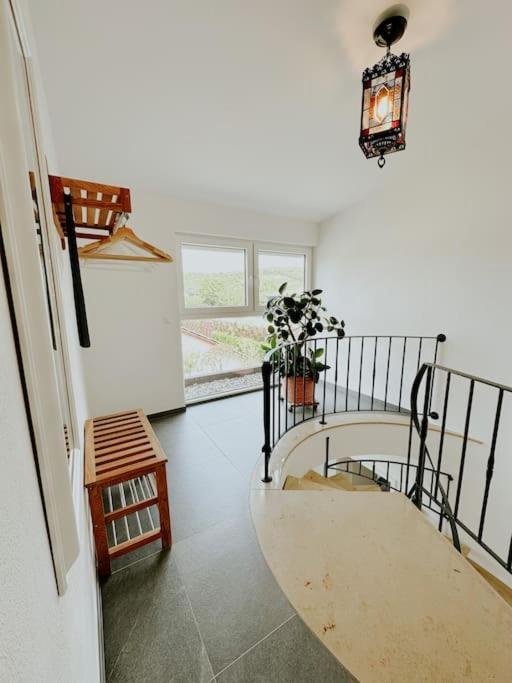 Apartment 100 Qm Im Weindorf - Balkon/Garage Aspisheim Buitenkant foto