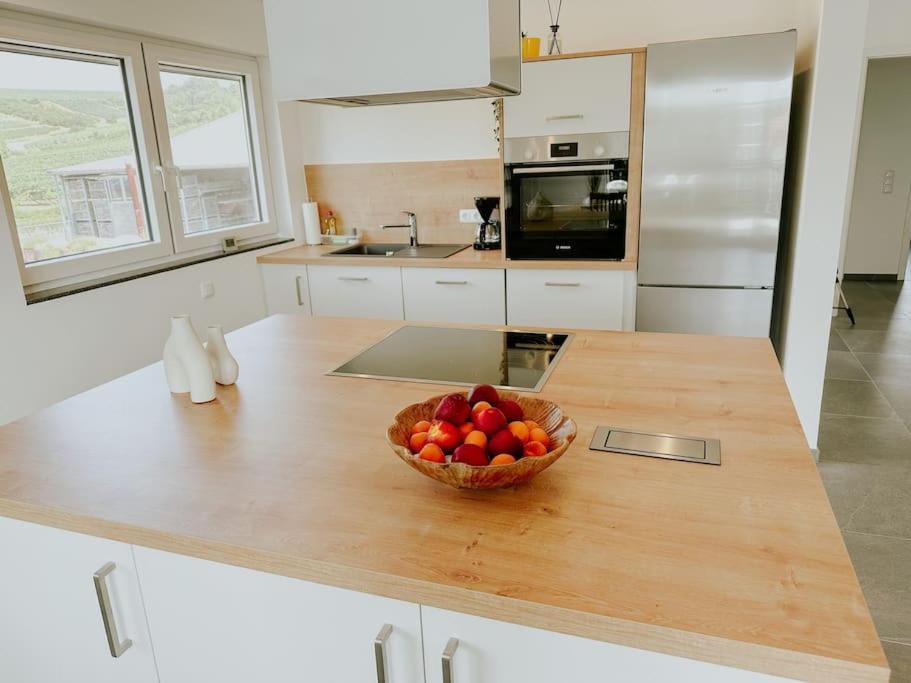 Apartment 100 Qm Im Weindorf - Balkon/Garage Aspisheim Buitenkant foto